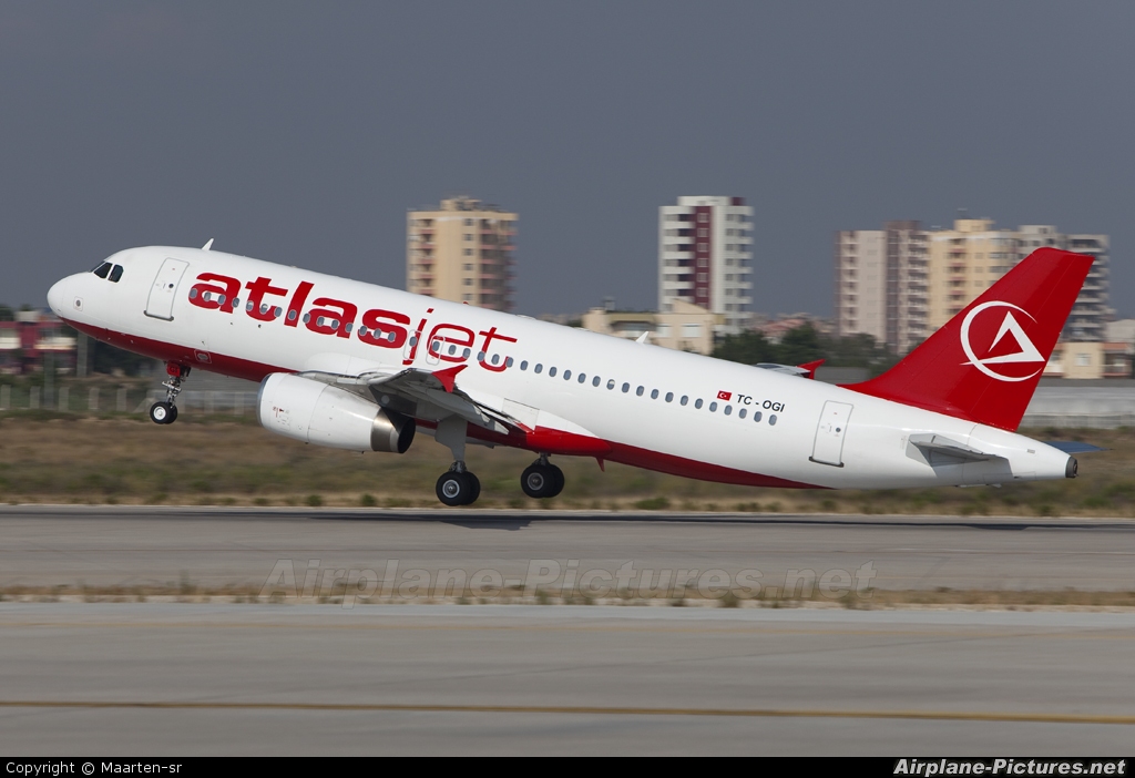 Atlasjet TC-OGI aircraft at Antalya