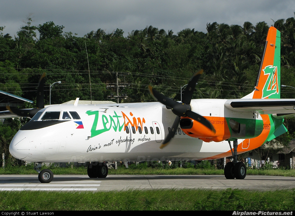Zest Air RP-C8895 aircraft at Caticlan