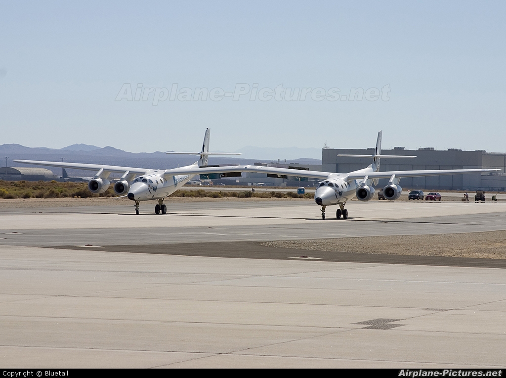 Scaled Composites N348MS aircraft at Edwards - AFB