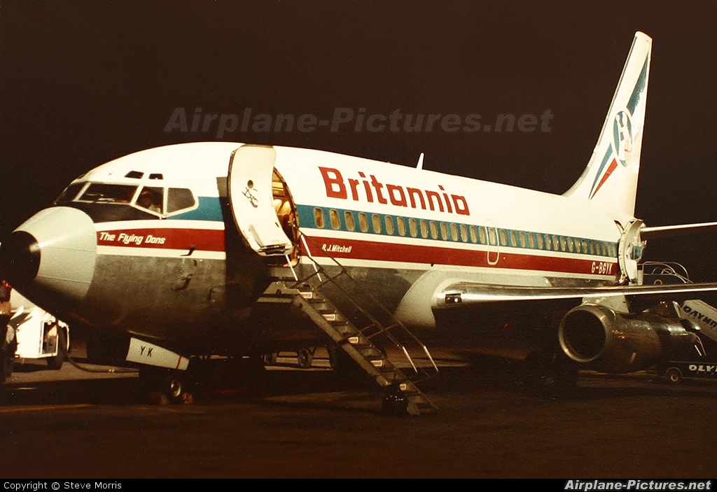 Britannia Airways G-BGYK aircraft at Athens - Hellinikon