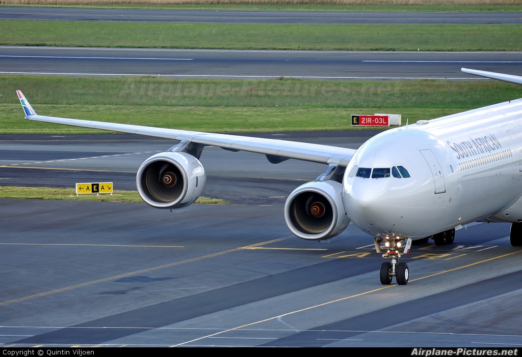 South African Airways ZS-SNA aircraft at Johannesburg - OR Tambo Intl