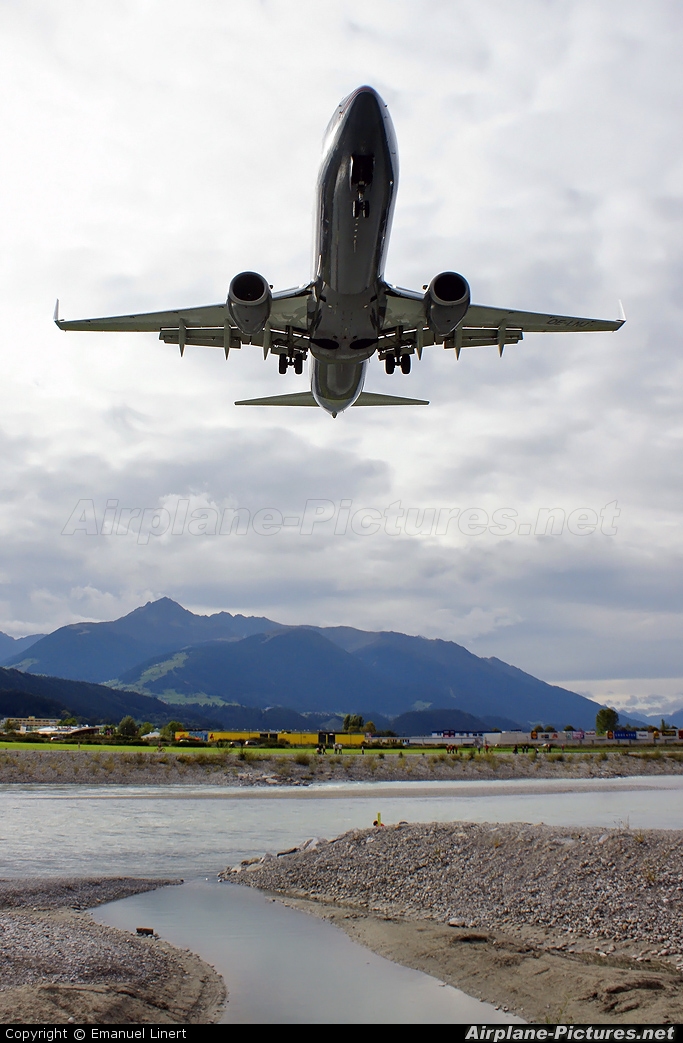 Lauda Air OE-LNJ aircraft at Innsbruck