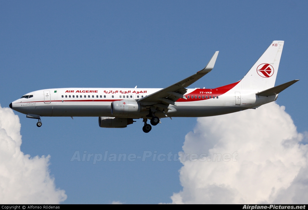Air Algerie 7T-VKB aircraft at Marseille Provence
