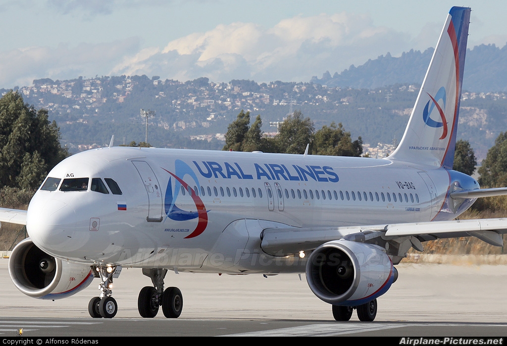 Ural Airlines VQ-BAG aircraft at Barcelona - El Prat