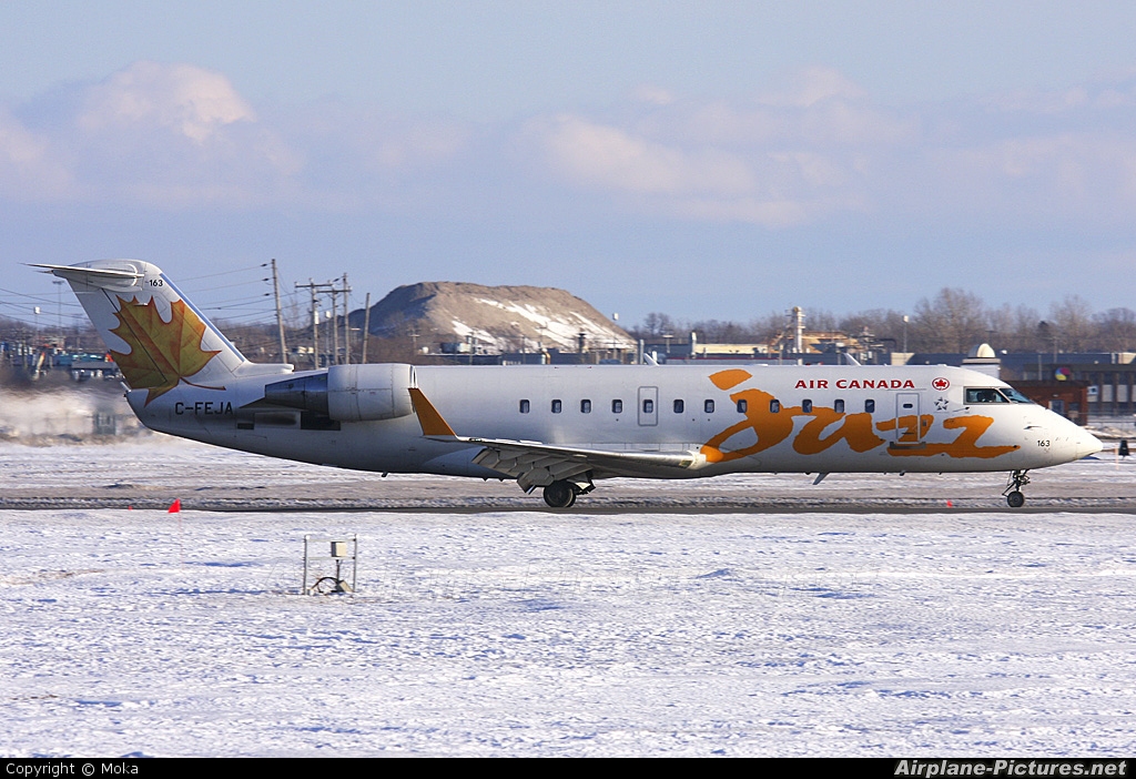 Air Canada Jazz C-FEJA aircraft at Montreal - Pierre Elliott Trudeau Intl, QC