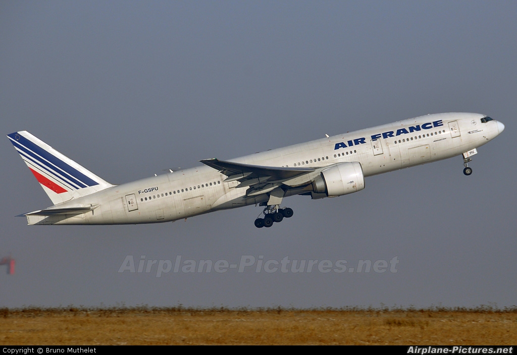 Air France F-GSPU aircraft at Paris - Charles de Gaulle