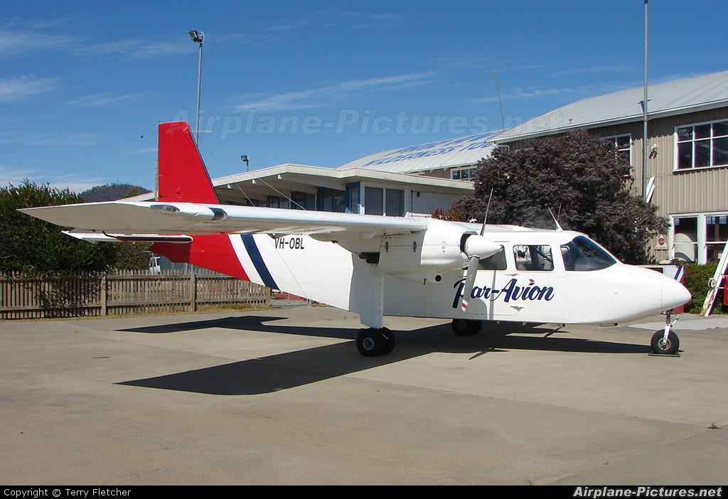Airlines of Tasmania Airport VH-OBL aircraft at Cambridge, TAS