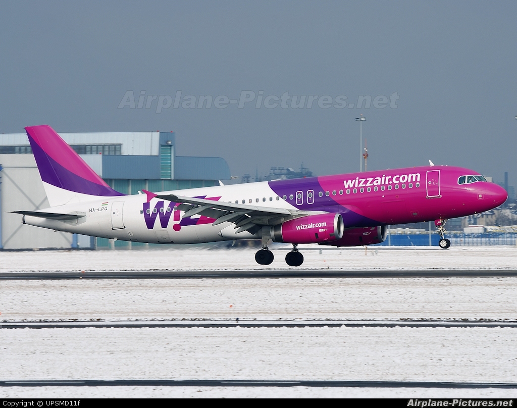 Wizz Air HA-LPQ aircraft at Warsaw - Frederic Chopin