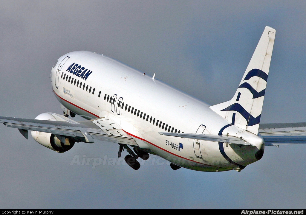 Aegean Airlines SX-BGS aircraft at Manchester