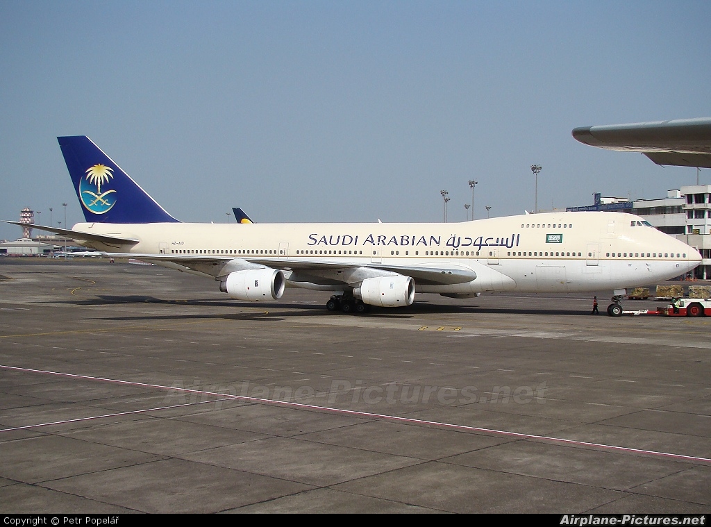Saudi Arabian Airlines HZ-AID aircraft at Mumbai - Chhatrapati Shivaji Intl