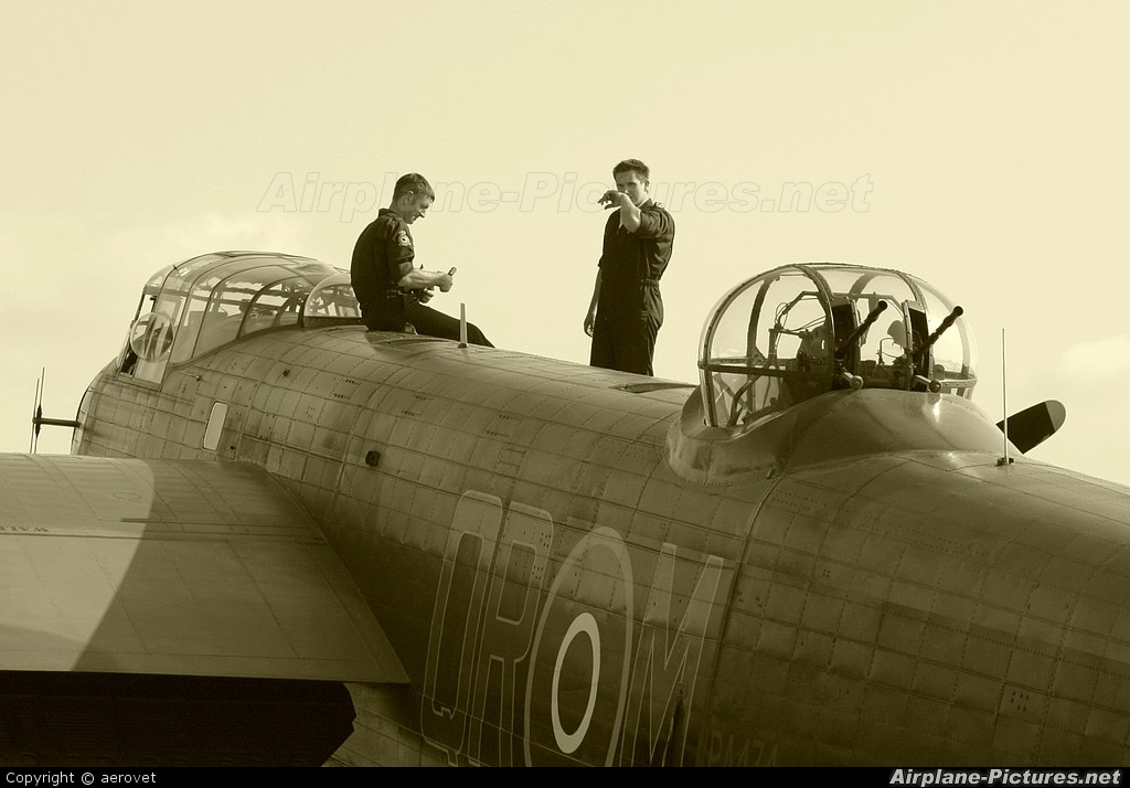 Royal Air Force "Battle of Britain Memorial Flight" PA474 aircraft at Duxford