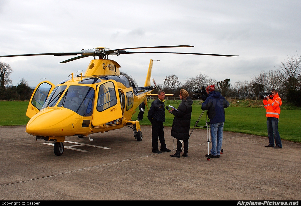 Sloane Helicopters G-MEDX aircraft at Off Airport - Northern Ireland