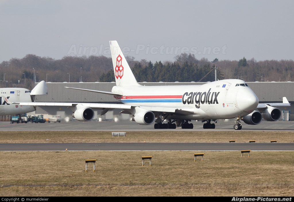 Cargolux LX-GCV aircraft at Luxembourg - Findel