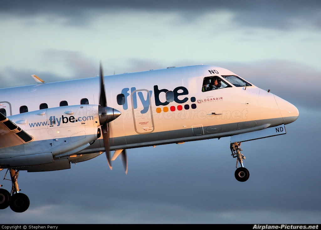 FlyBe - Loganair G-LGND aircraft at Edinburgh