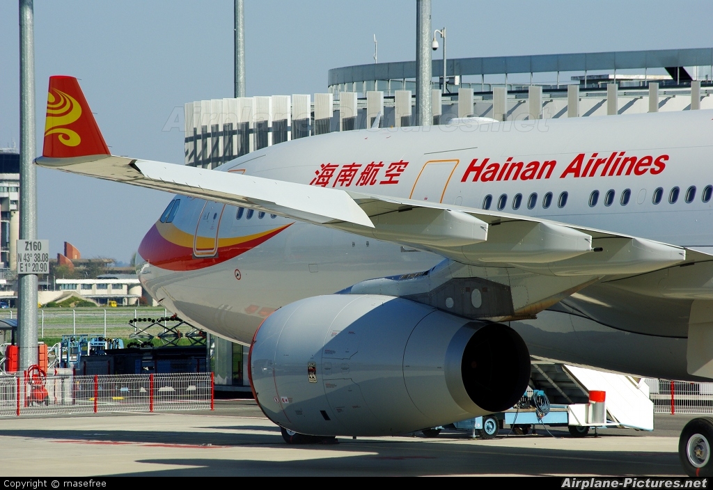 Hainan Airlines F-WWKI aircraft at Toulouse - Blagnac