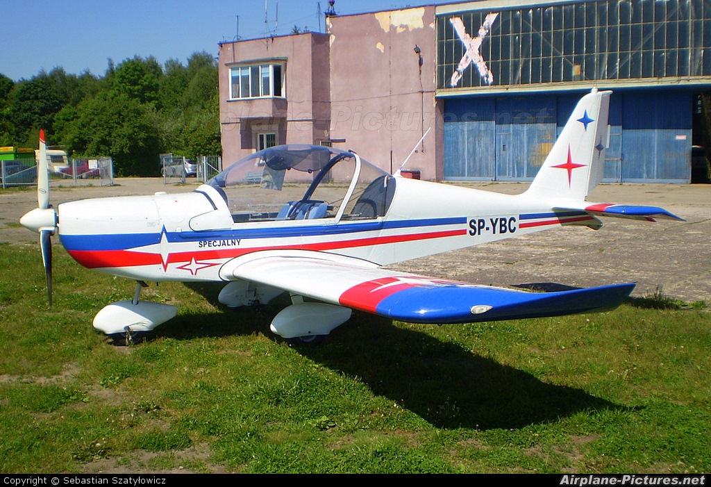 Private SP-YBC aircraft at Białystok - Krywlany