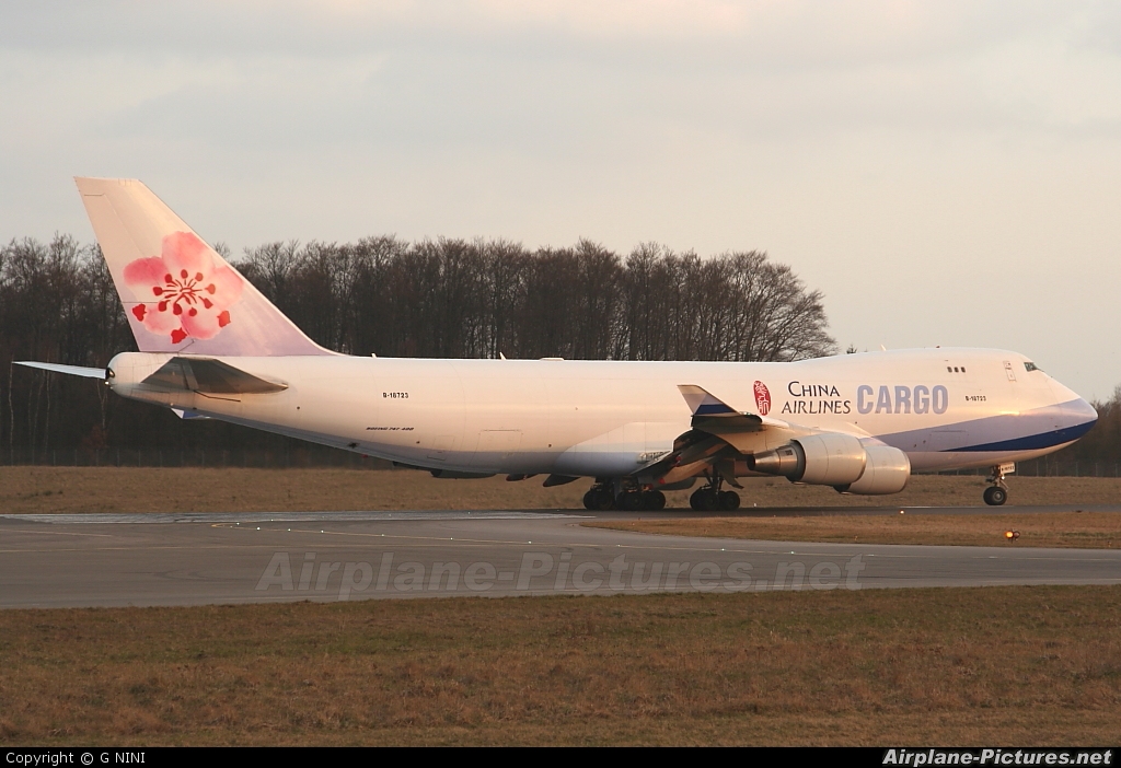 China Airlines Cargo B-18723 aircraft at Luxembourg - Findel