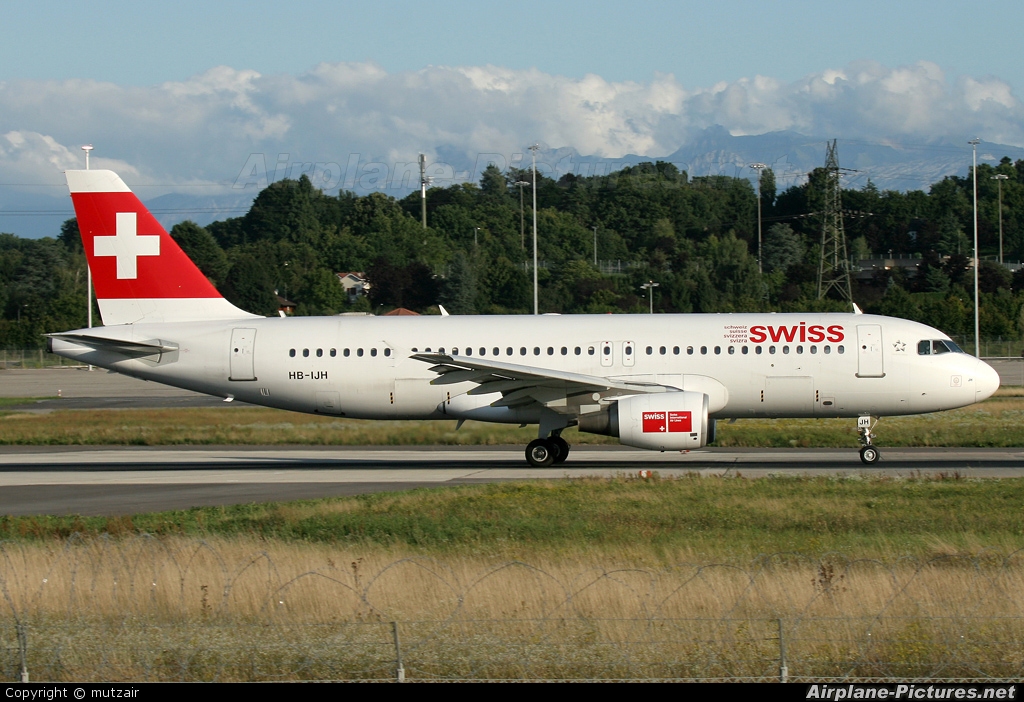 Swiss HB-IJH aircraft at Geneva Intl