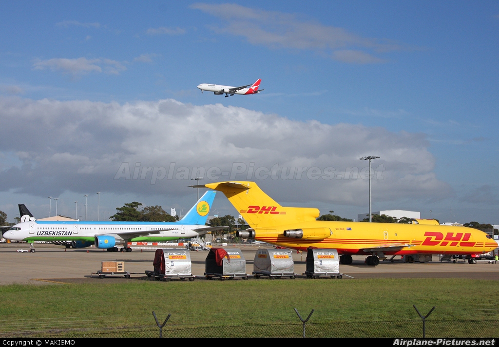 DHL Cargo VH-DHE aircraft at Sydney - Kingsford Smith Intl, NSW