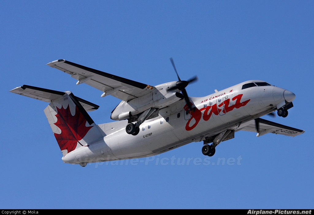 Air Canada Jazz C-GTBP aircraft at Montreal - Pierre Elliott Trudeau Intl, QC
