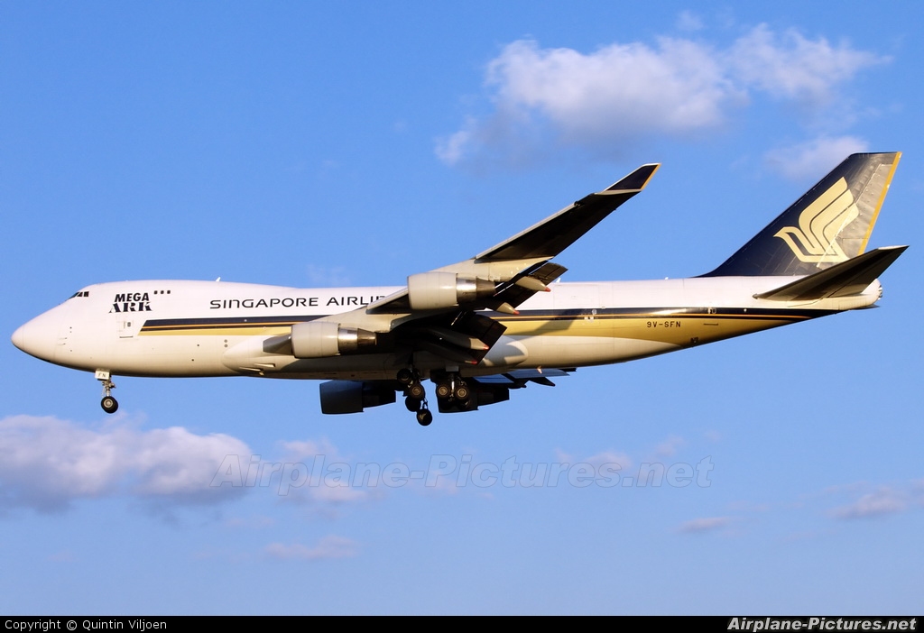 Singapore Airlines Cargo 9V-SFN aircraft at Johannesburg - OR Tambo Intl
