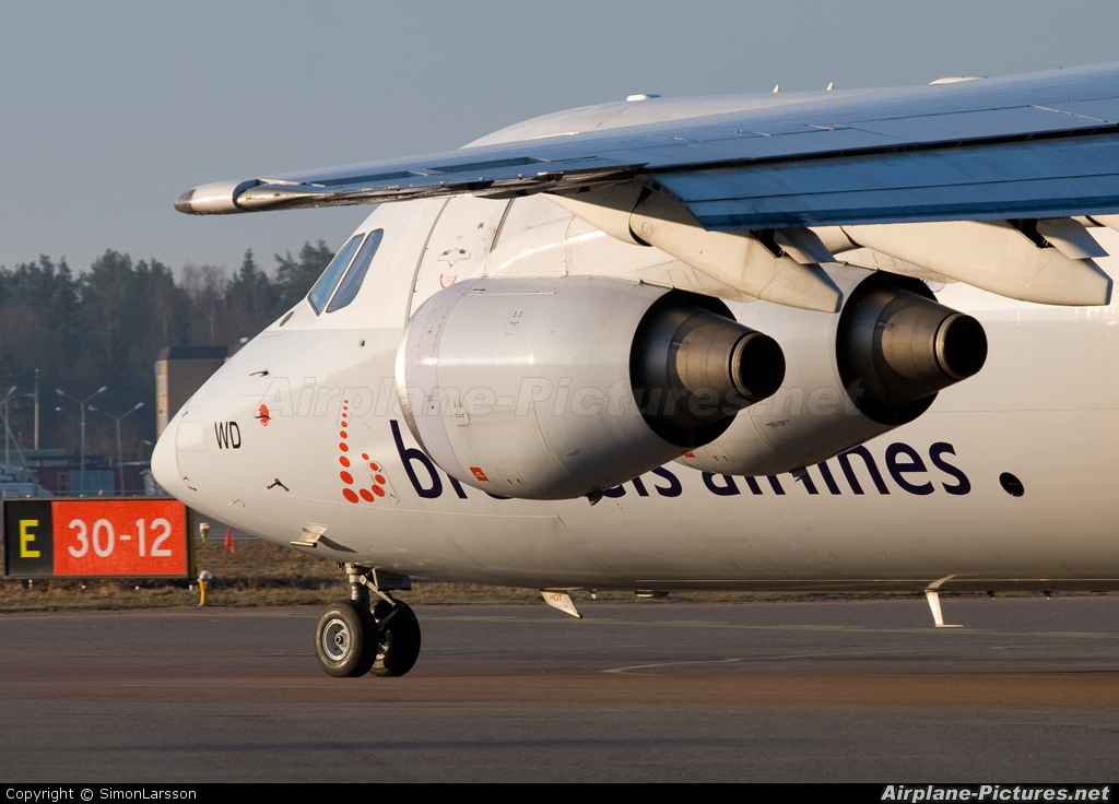 Brussels Airlines OO-DWD aircraft at Stockholm - Bromma