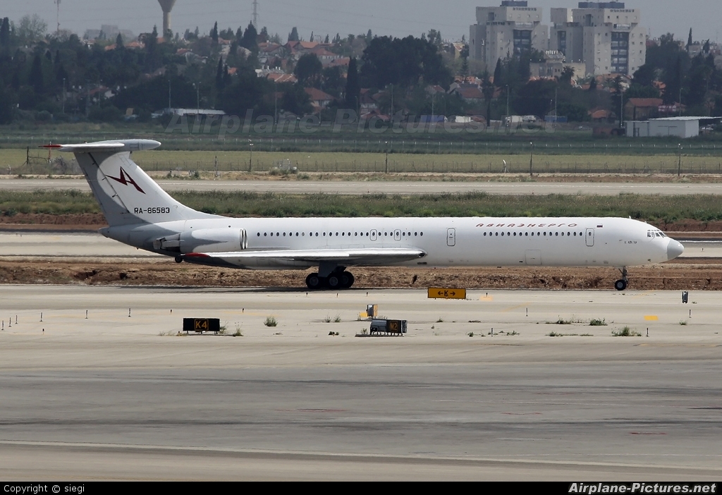 Aviaenergo RA-86583 aircraft at Tel Aviv - Ben Gurion