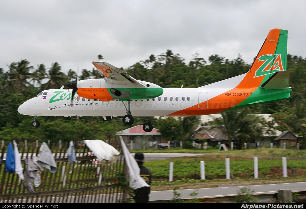 Zest Air RP-C8892 aircraft at Caticlan
