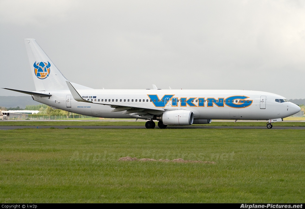 Viking Airlines SE-RHR aircraft at Glasgow