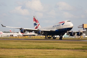 G-BNLY - British Airways Boeing 747-400