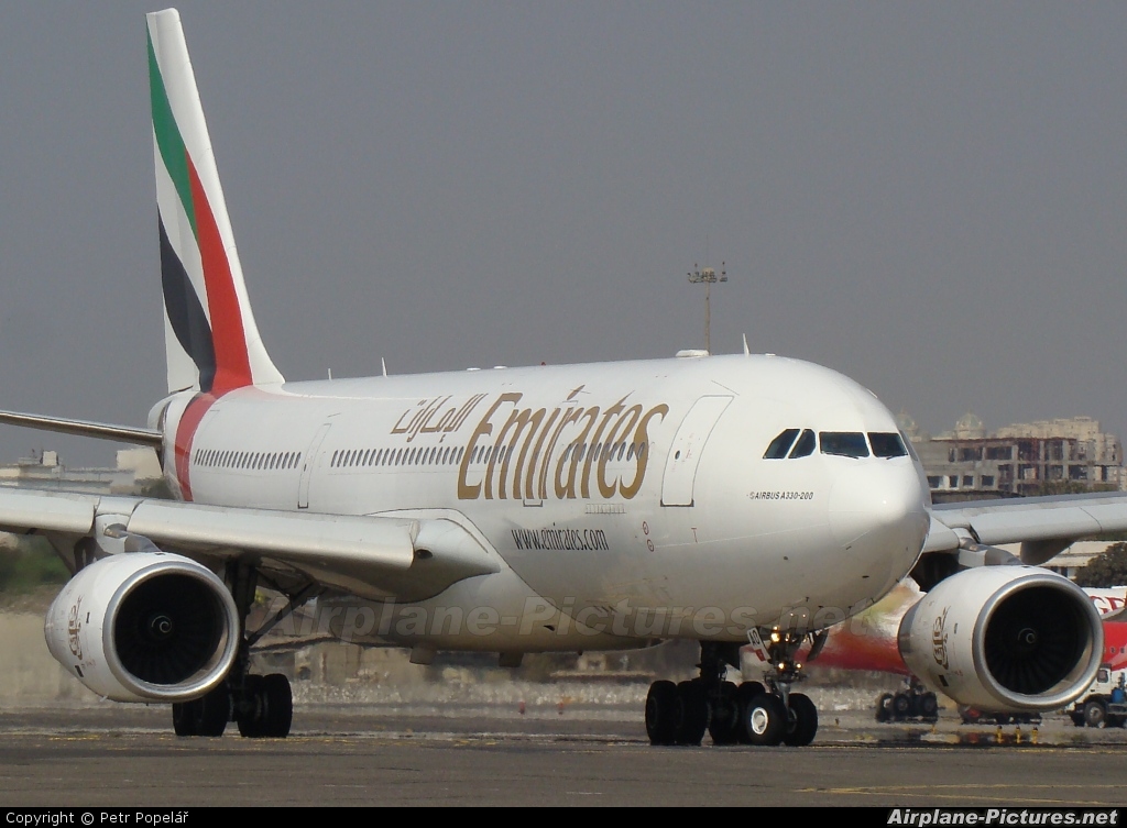 Emirates Airlines A6-EAO aircraft at Mumbai - Chhatrapati Shivaji Intl