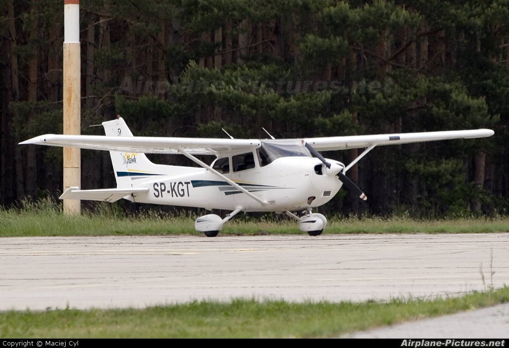 Private SP-KGT aircraft at Babimost