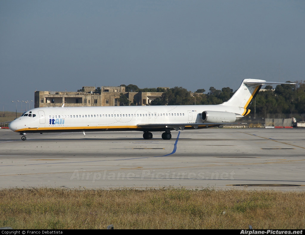 Itali Airlines I-DAWW aircraft at Malta Intl