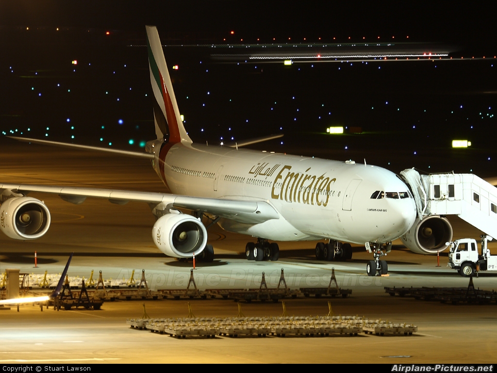 Emirates Airlines A6-ERB aircraft at Chubu Centrair Intl