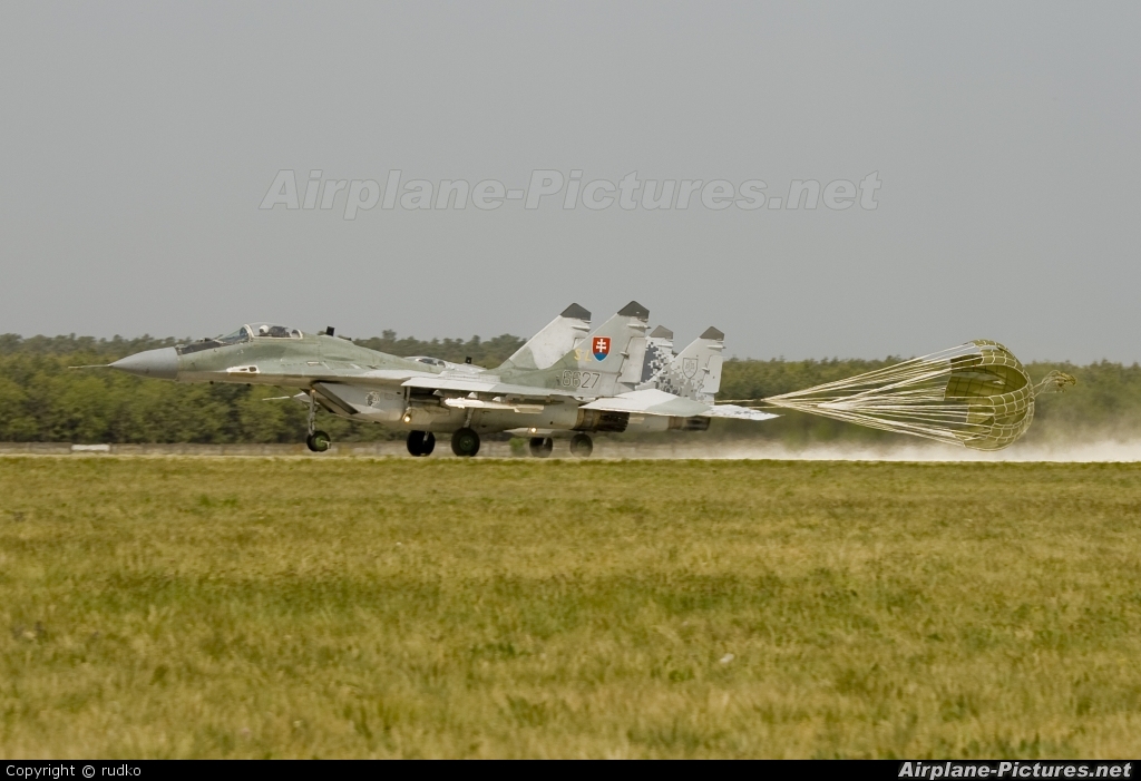 Slovakia -  Air Force 6627 aircraft at Malacky - Kuchyna