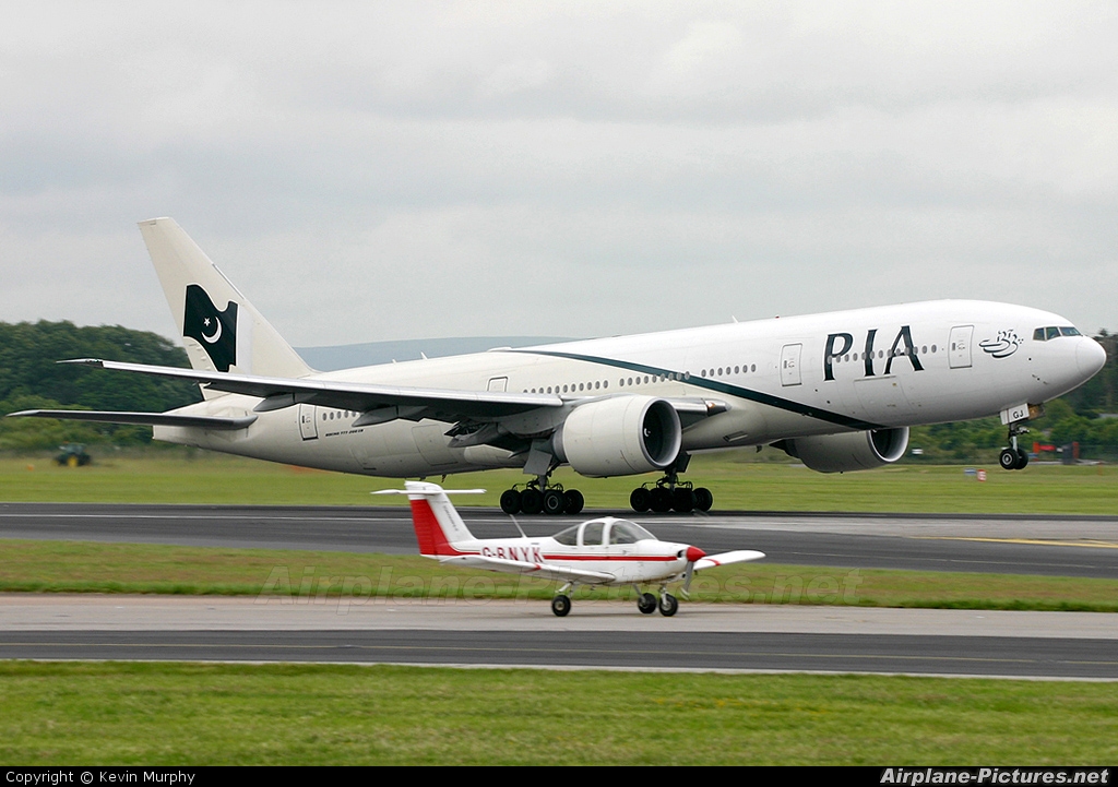 PIA - Pakistan International Airlines AP-BGJ aircraft at Manchester