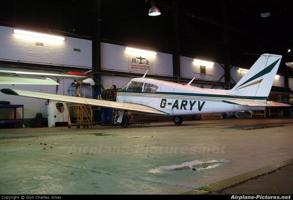 Private G-ARYV aircraft at Elstree