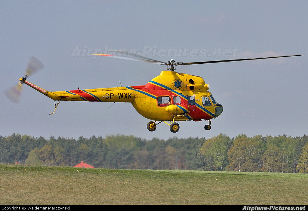 Polish Medical Air Rescue - Lotnicze Pogotowie Ratunkowe SP-WXK aircraft at Zielona Góra - Przylep