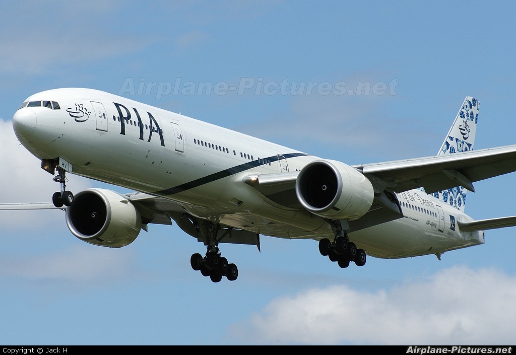 PIA - Pakistan International Airlines AP-BHV aircraft at London - Heathrow