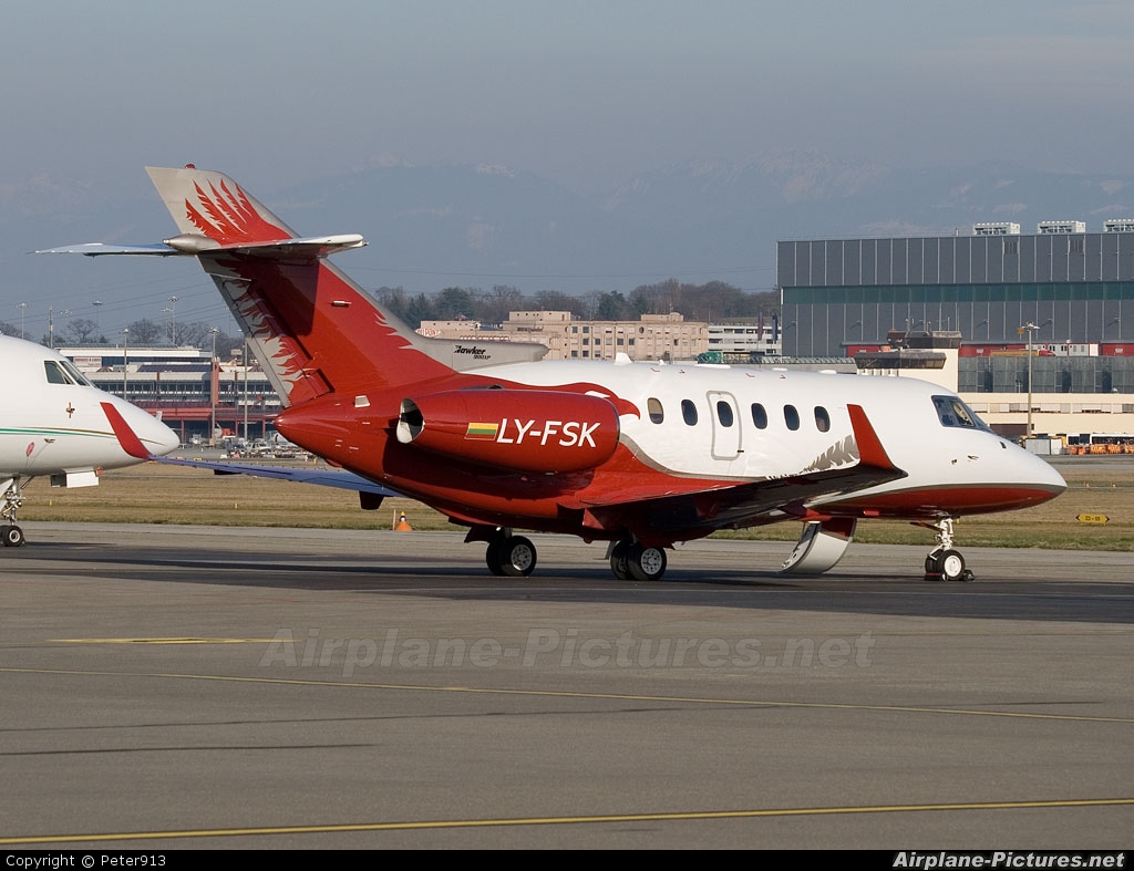 Private LY-FSK aircraft at Geneva Intl