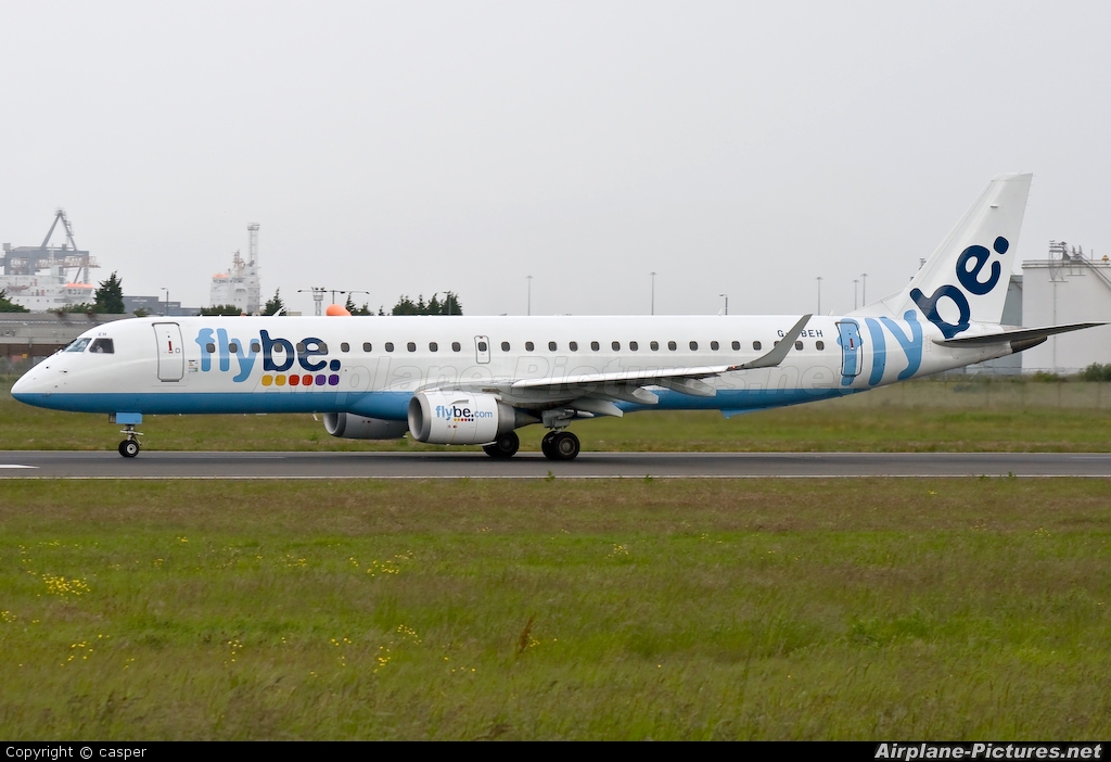 Flybe G-FBEH aircraft at Belfast City - George Best
