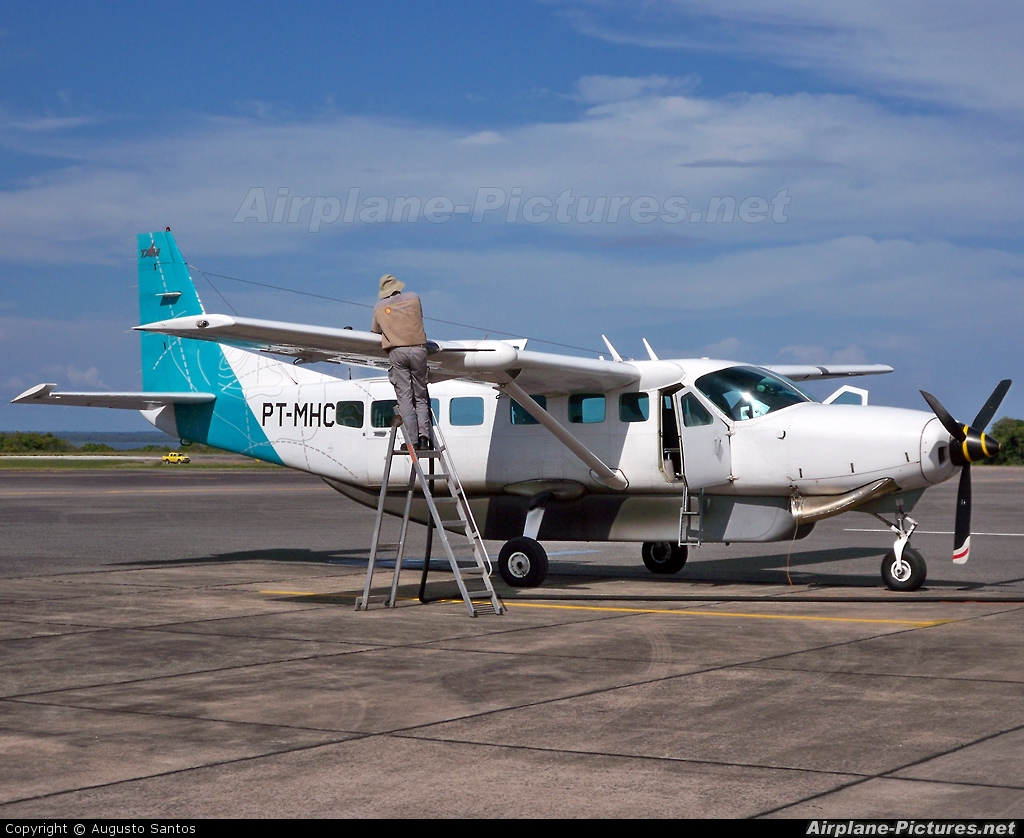 TAM PT-MHC aircraft at Santarém - Maestro Wilson Fonseca