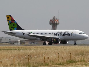 5A-OND - Afriqiyah Airways Airbus A319