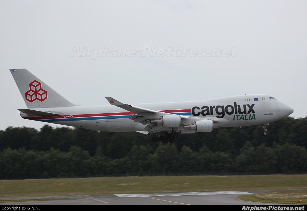 Cargolux Italia LX-KCV aircraft at Luxembourg - Findel
