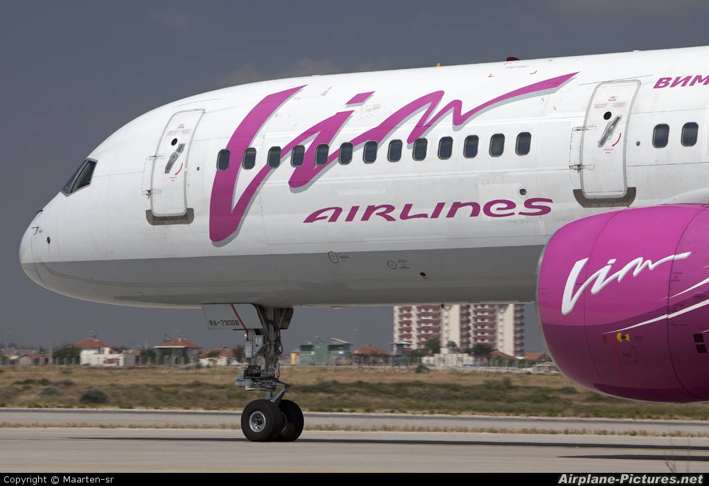 Vim Airlines RA-73008 aircraft at Antalya