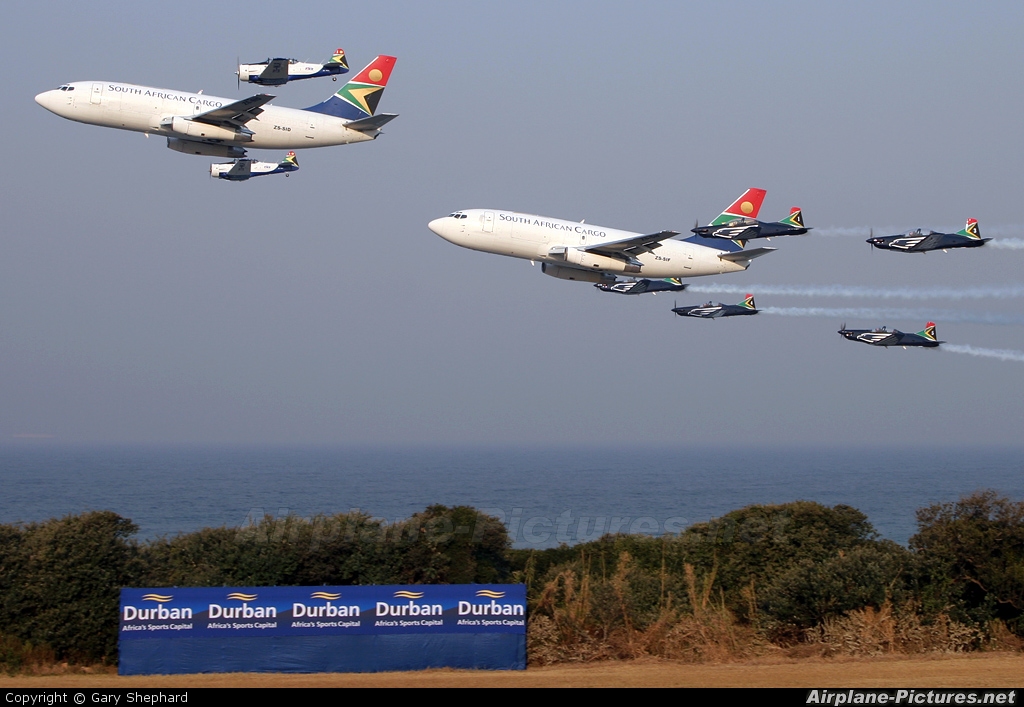 South African Cargo ZS-SIF aircraft at Durban - Virginia