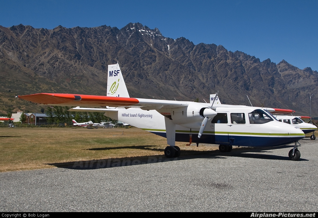 Milford Sound Sightseeing ZK-MSF aircraft at Queenstown - Frankton