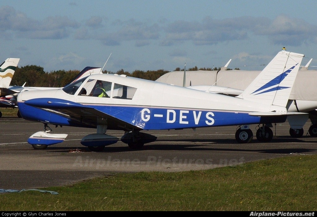 Private G-DEVS aircraft at Blackbushe