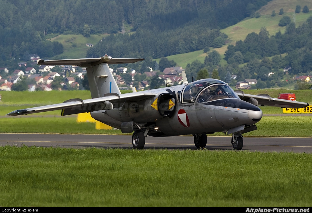 Austria - Air Force BJ-40 aircraft at Zeltweg