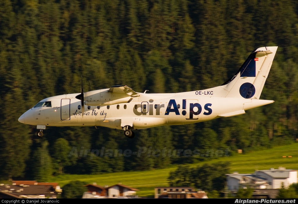 Air Alps OE-LKC aircraft at Innsbruck